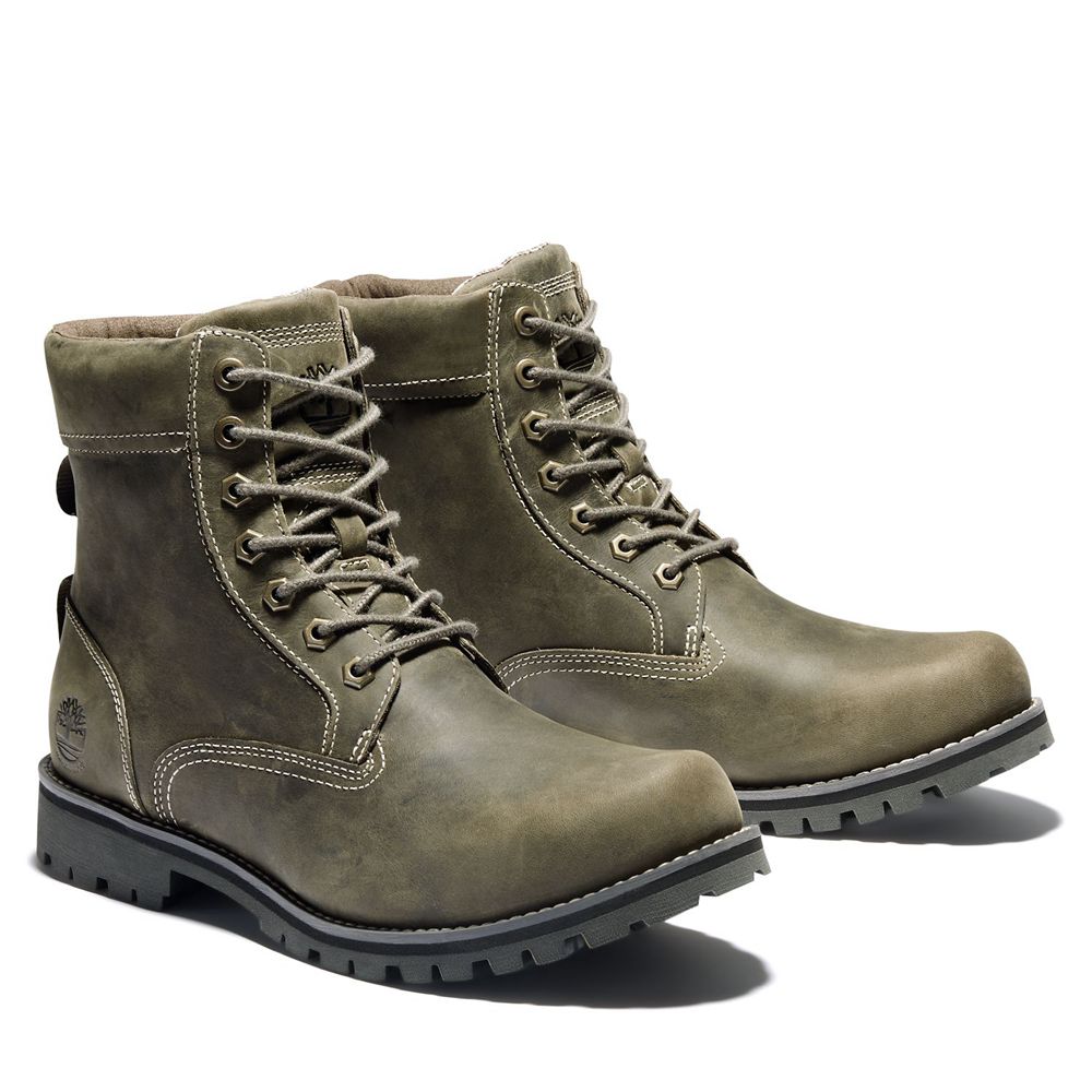 Timberland 6-Inch Μποτακια Ανδρικα Ελιά - Rugged Waterproof Ii - Greece 7132698-RT